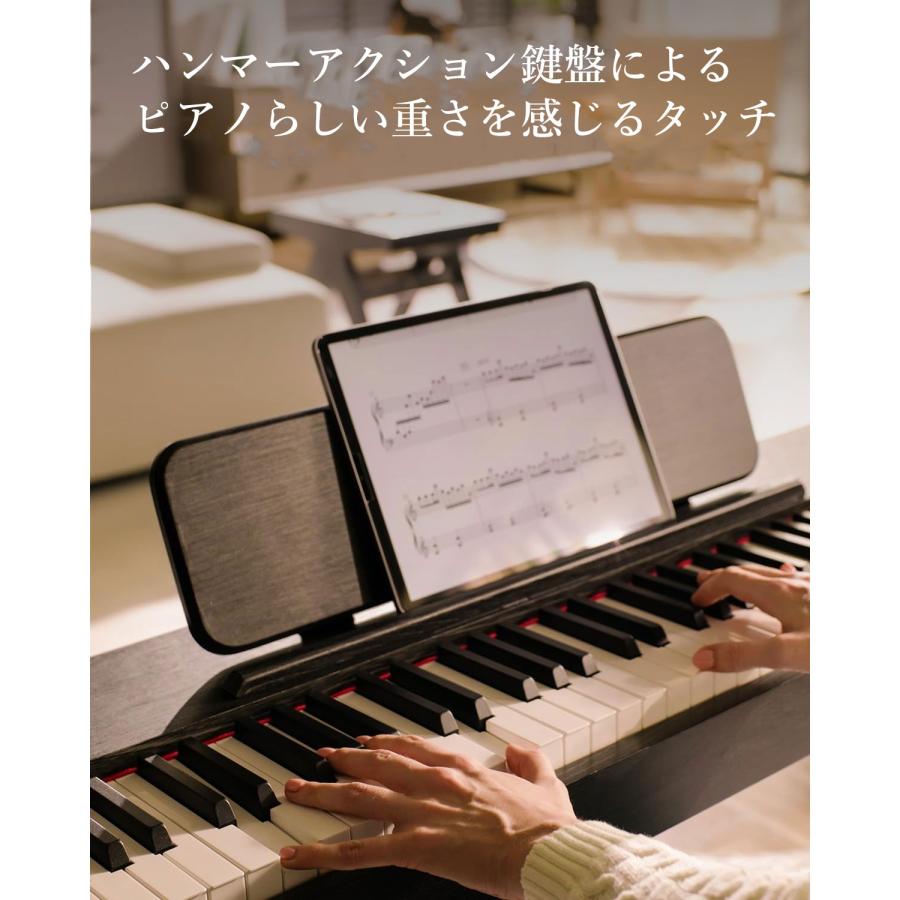 Donner ドナー 電子ピアノ ハンマーアクション 88鍵盤 OURA S100 Black