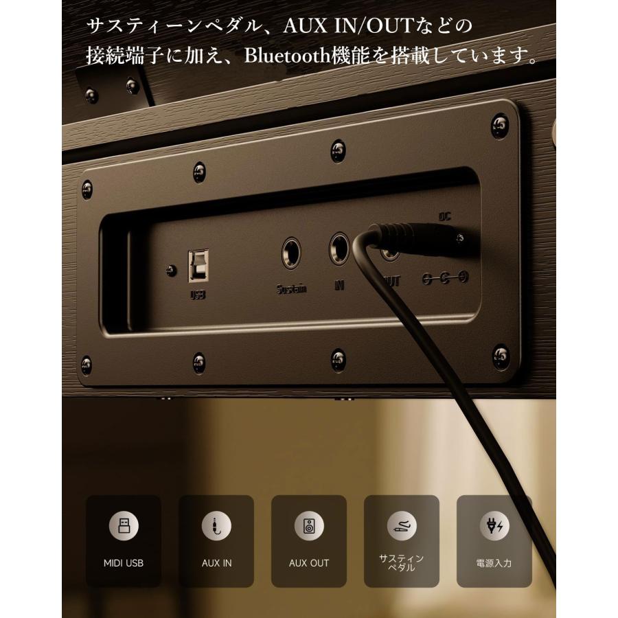Donner ドナー 電子ピアノ ハンマーアクション 88鍵盤 OURA S100 Black