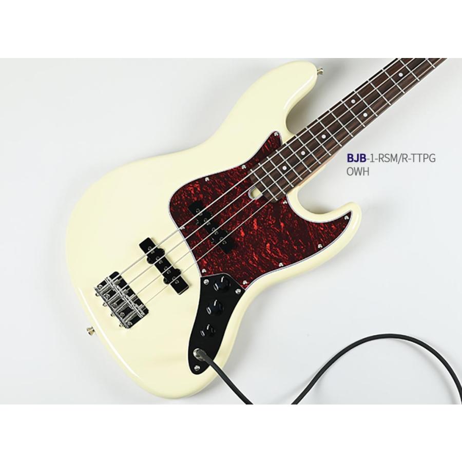 Bacchus バッカス BJB-1-RSM/R-TTPG ベース初心者12点セット Fenderアンプ付 エレキベース ユニバースシリーズの画像