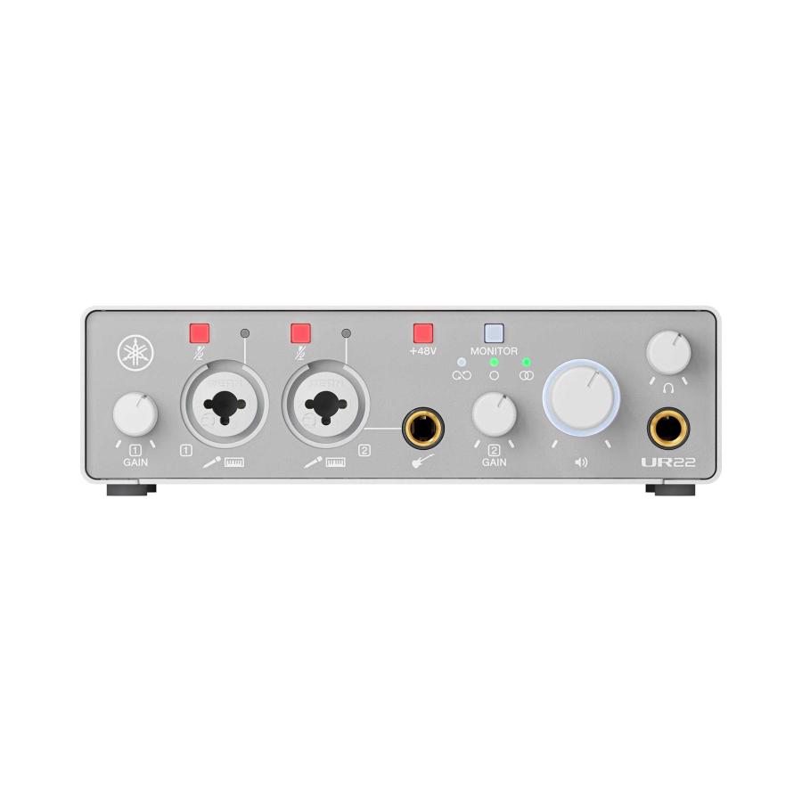 YAMAHA ヤマハ UR22 MK3 (ホワイト) 2IN/2OUT USB Type-C オーディオインターフェイスの画像