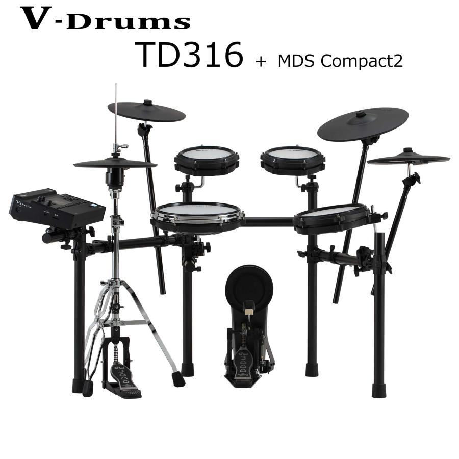 ローランド（Roland） TD316 + MDS-Compact2 電子ドラムセット V