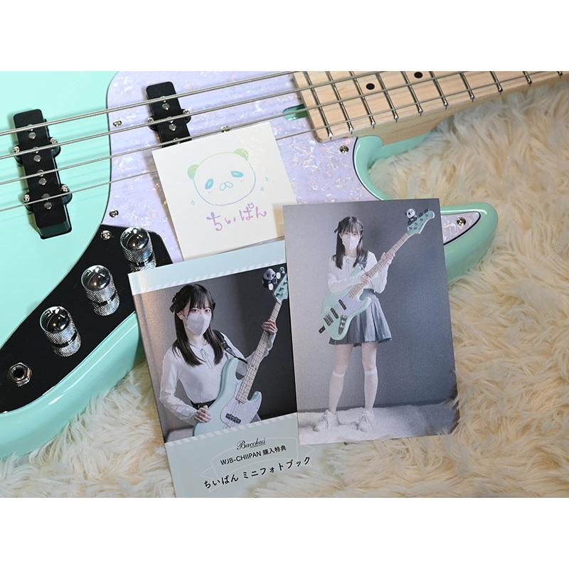 Bacchus バッカス WJB-CHIIPAN ベース初心者12点セット Fenderアンプ付 ちいぱん 33インチスケール ノベルティ3種付きの画像