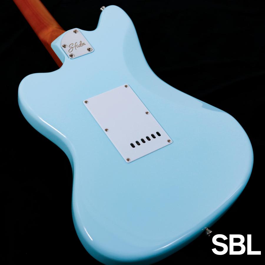 Sfida スフィーダ SJM-500 エレキギター初心者14点セット Bluetooth搭載ミニアンプ付き ローステッドメイプルネック ジャズマスタータイプ