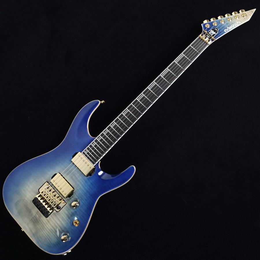 EDWARDS エドワーズ E-HORIZON-CTM 50TH Black Aqua Burst C S/N
