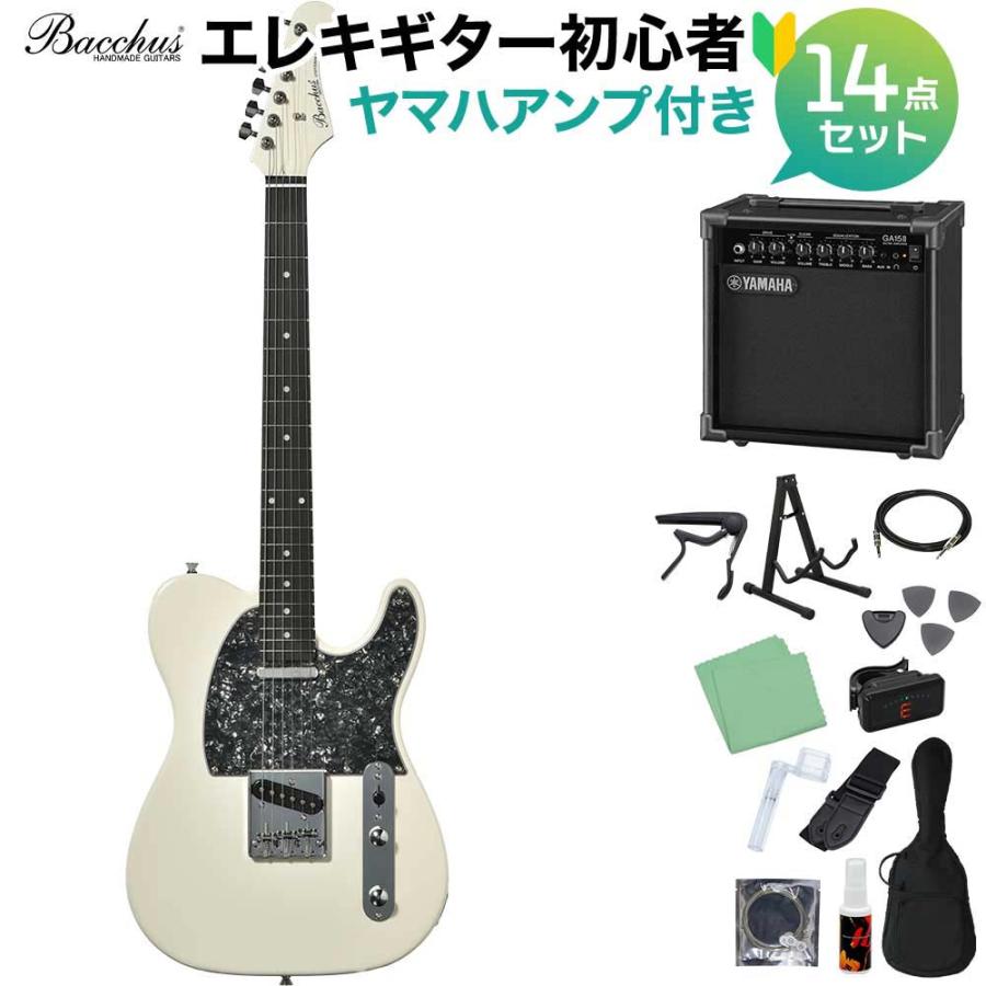 Bacchus（バッカス） BTE-1DX RSM/P PWHMH エレキギター初心者14点 