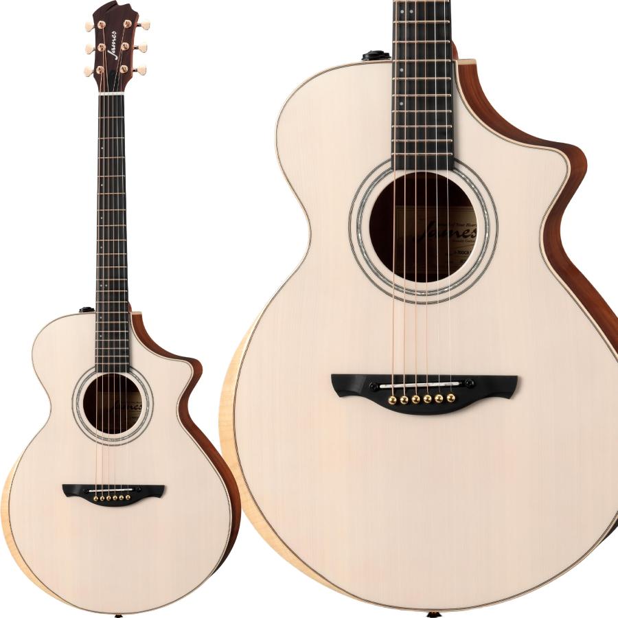ジェームス（James） J-700CII WHT エレアコ 生音エフェクト エルボー