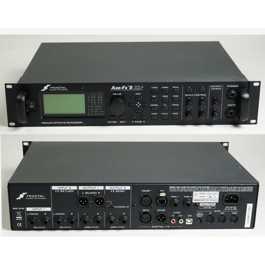 Fractal Audio Systems フラクタルオーディオ Axe-Fx II XL Plus+MFC 