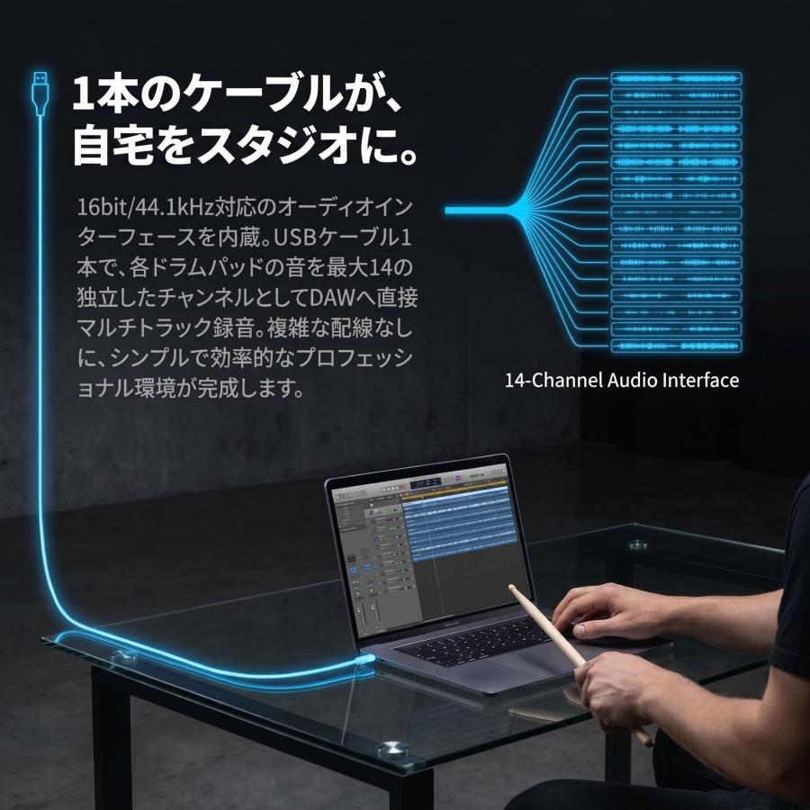 NTT ドラム　トナーセット Donner ドナー Beat Pro 電子ドラムセット 4シンバル 独立ハイハット
