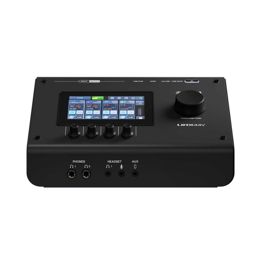 YAMAHA ヤマハ URX44V (Black) オーディオインターフェイス 6IN/4OUT USB-Cの画像
