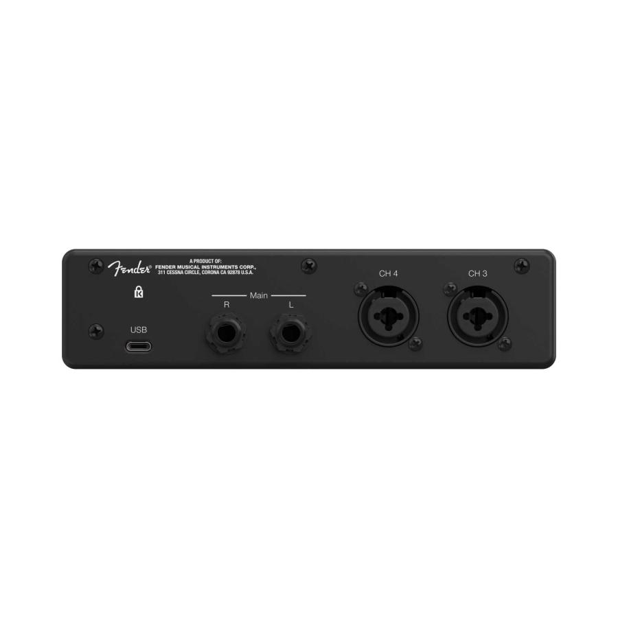 Fender（フェンダー） Quantum LT4 オーディオインターフェイス USB-C
