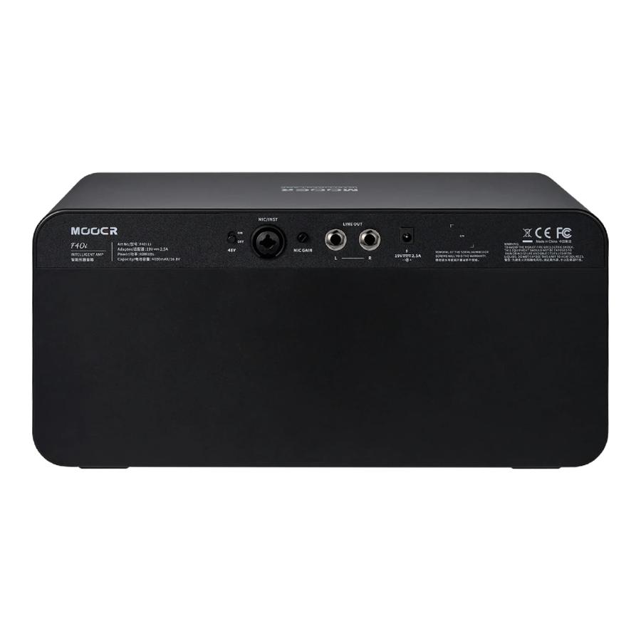 MOOER ムーア F40i Phantom Black (ファントムブラック) ギターアンプ デスクトップアンプの画像