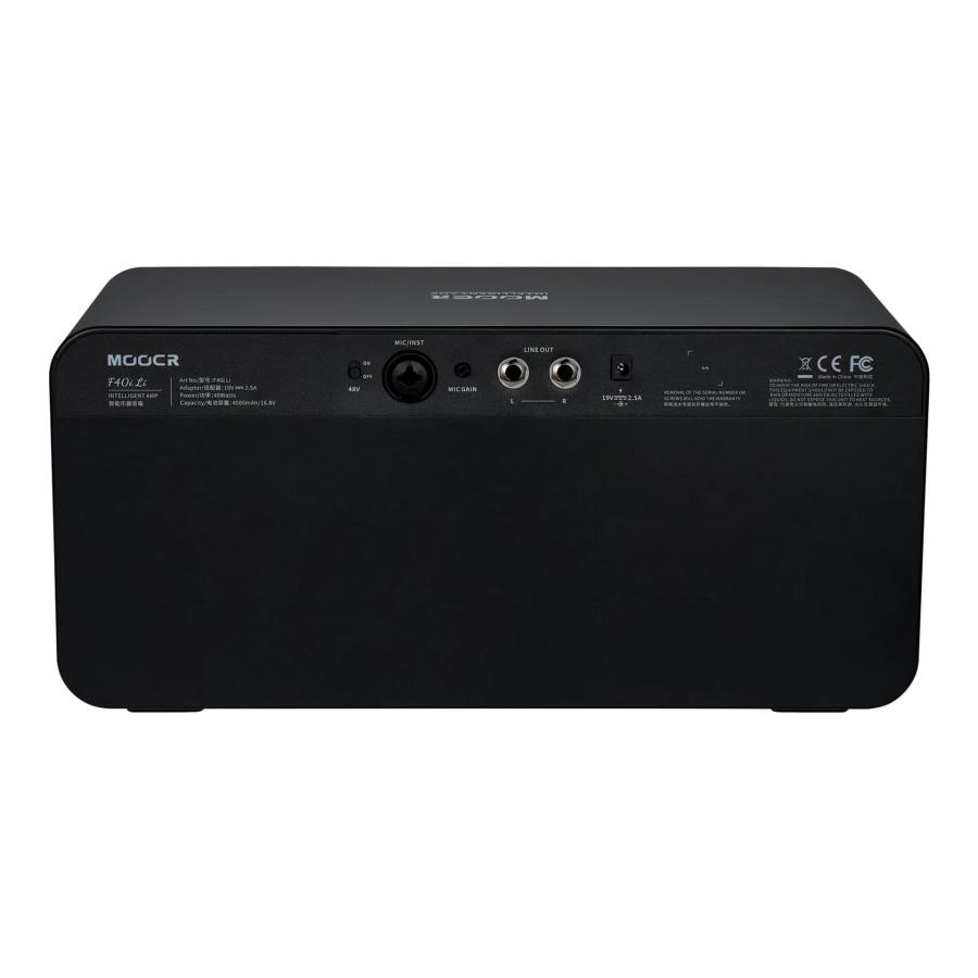 MOOER ムーア F40i Li PhantomBlack (ファントムブラック) ギターアンプ デスクトップアンプの画像
