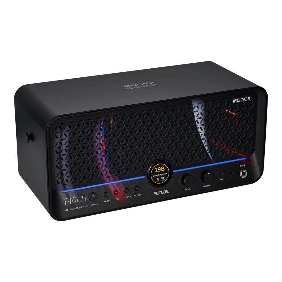 MOOER ムーア F40i Li PhantomBlack (ファントムブラック) ギターアンプ デスクトップアンプの画像