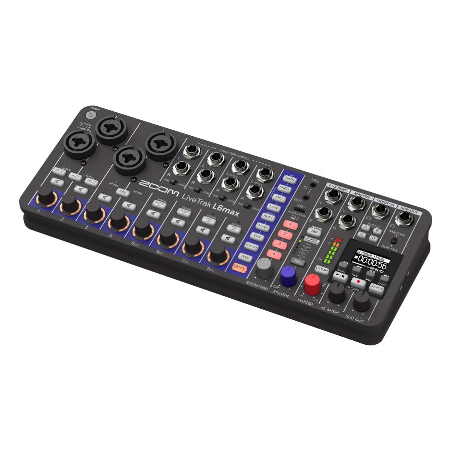 ZOOM LiveTrak L6max 12chミキサー/レコーダー 32bit ズーム（zoom） LiveTrak L6max 12chデジタルミキサー＆レコーダー