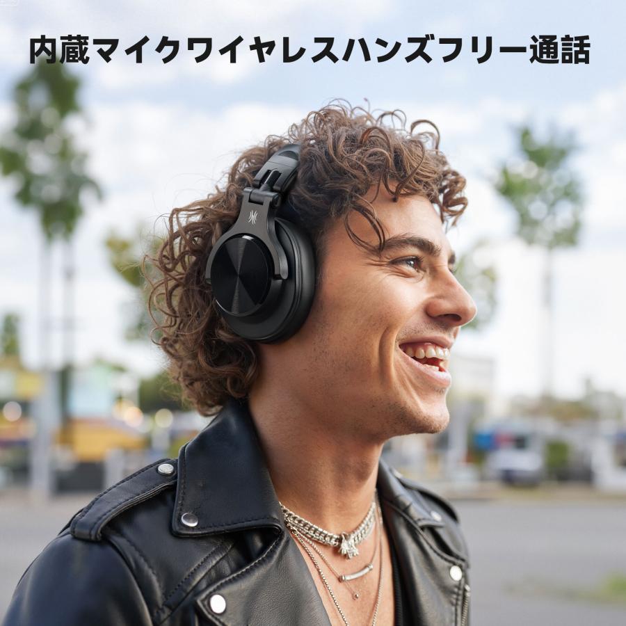 OneOdio ワンオーディオ A70 Black 有線対応 Bluetoothヘッドホン 音楽鑑賞/楽器練習/モニタニング オーバーイヤーヘッドホンの画像