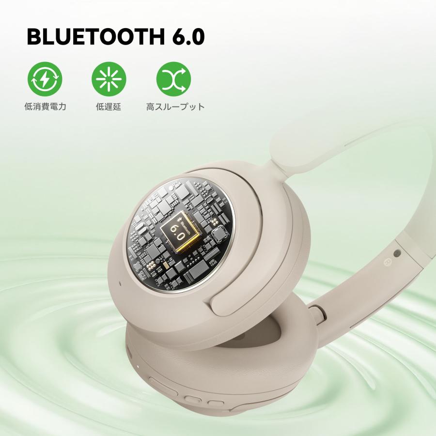 OneOdio ワンオーディオ Focus A6 White Bluetooth6.0搭載 ノイズ
