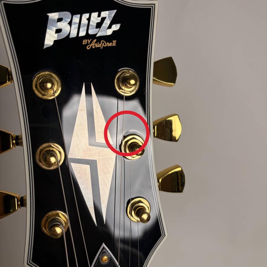 BLITZ（O.S.P） Blitz by AriaProII ブリッツ BLP-CST BK レスポール