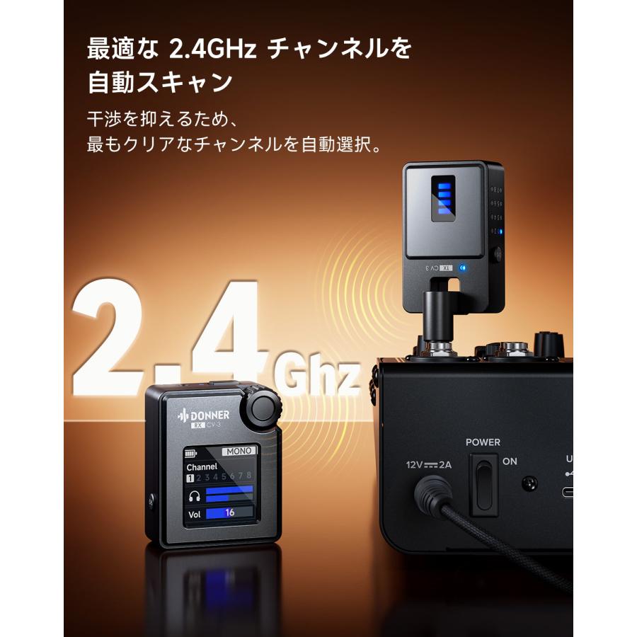 Donner ドナー CV-3 Wireless Set イヤーモニターワイヤレスシステム