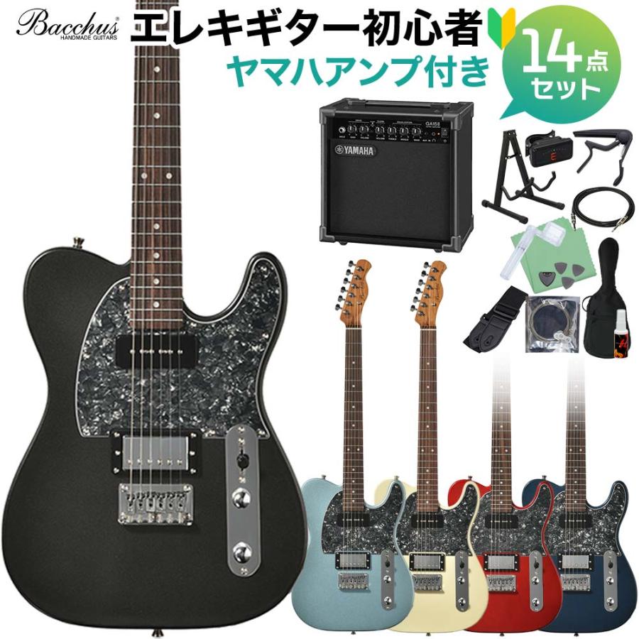 BACCHUS  UNIVERSE  Seriesアンプとエフェクター付き Bacchus（バッカス） BTE-4-RSM/R-BPPG エレキギター初心者14点セット