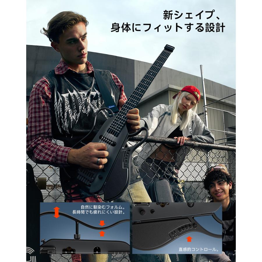 Donner ドナー HUSH-X LIVE アンプ内蔵 エレキギター アンプモデリング
