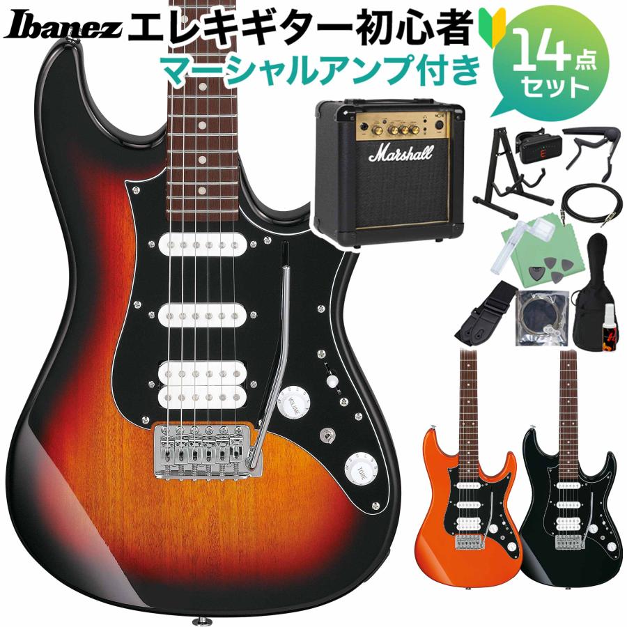 Ibanez（アイバニーズ） AZES40B エレキギター初心者14点セット