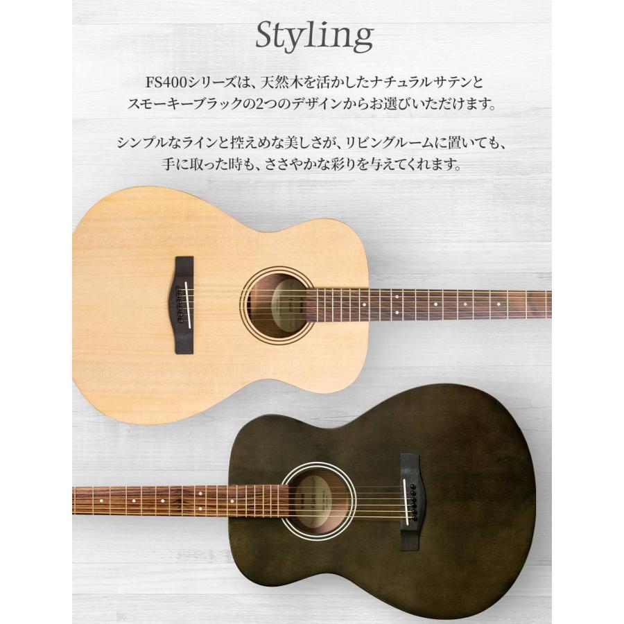 YAMAHA（ヤマハ） FS400 SBL アコースティックギター初心者12点セット