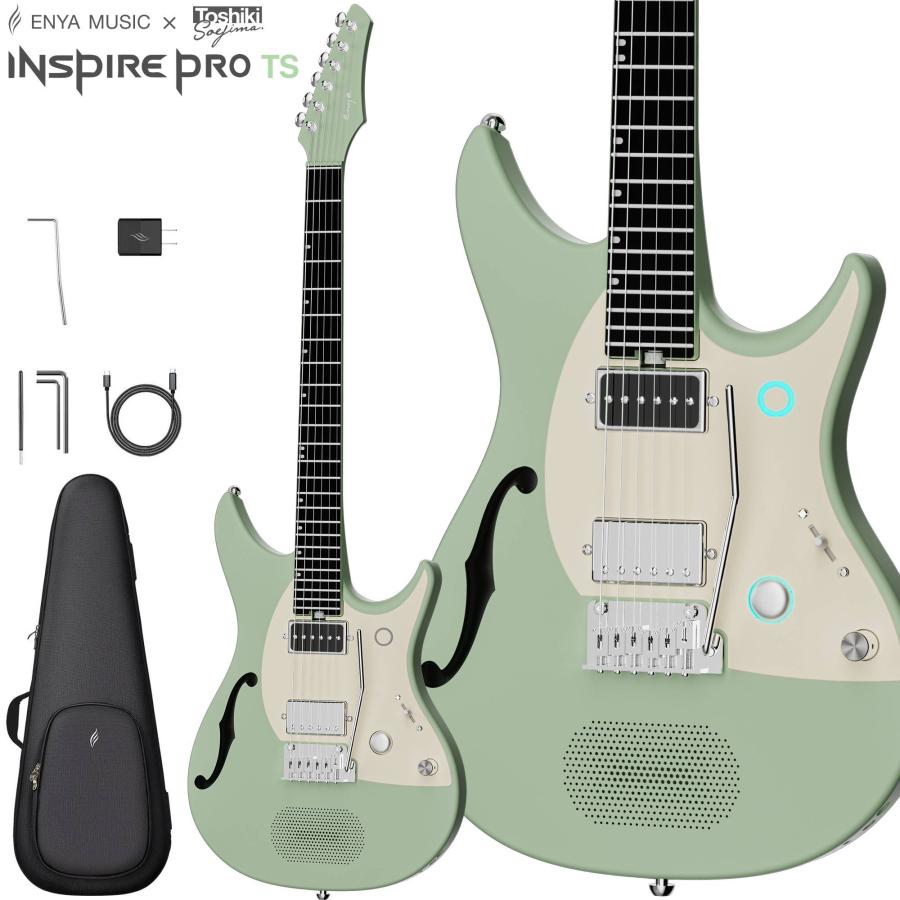 最終価格　エレキギター (クリーム) Enya Inspire 通常128,000円 ご予約特別価格 ENYA エンヤ Inspire Pro TS アンプ内蔵