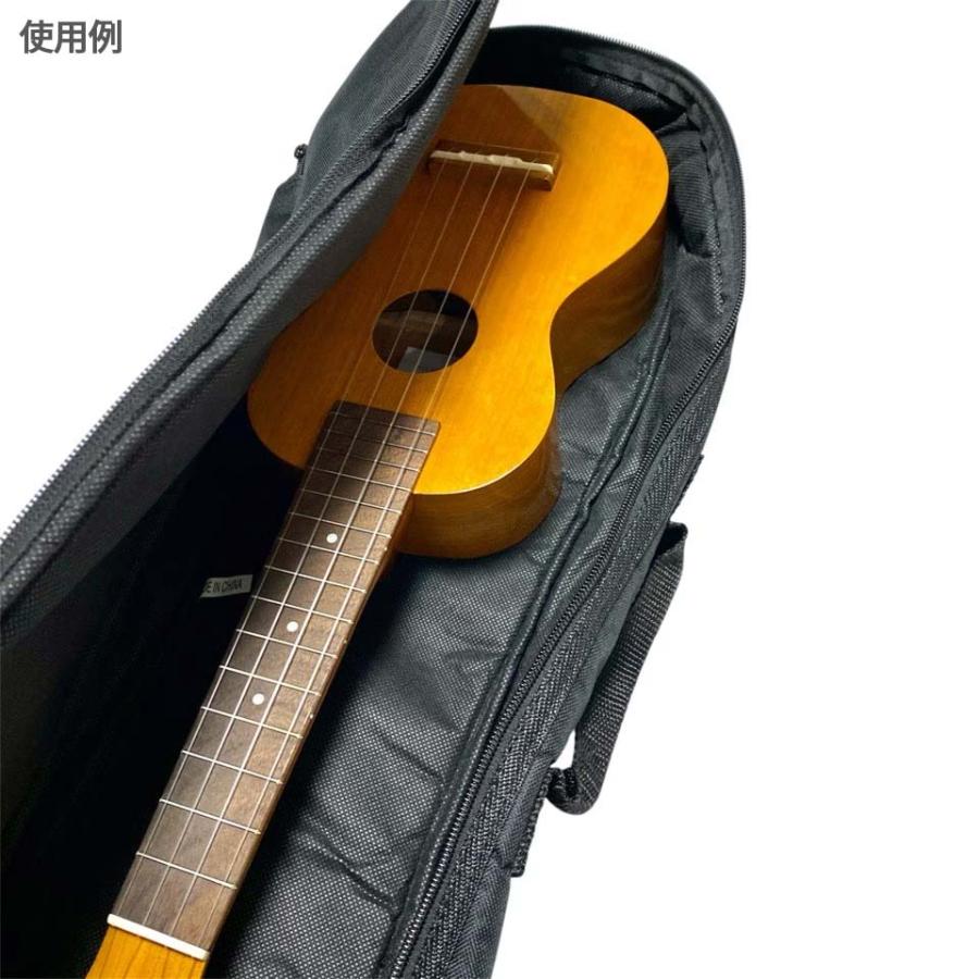 FAMOUS Famous フェイマス 5-S BK ウクレレ用ソフトケース ソプラノ 