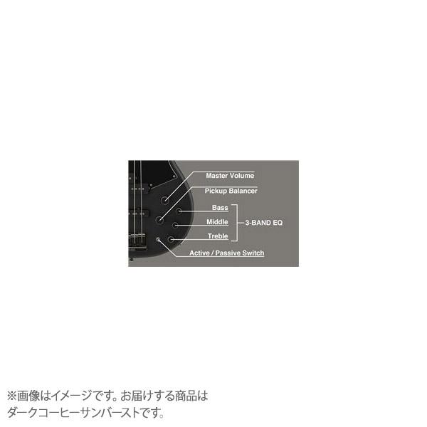 YAMAHA ヤマハ BB734A DCS ダークコーヒーサンバースト エレキベース アクティブ/パッシブスイッチ搭載の画像