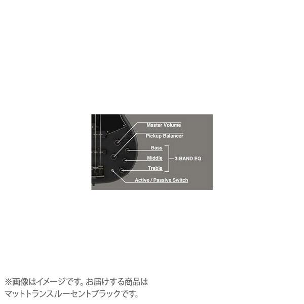 YAMAHA ヤマハ BB734A MTBL マットトランスルーセントブラック エレキベース アクティブ/パッシブスイッチ搭載の画像