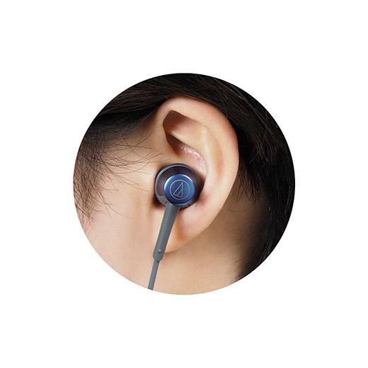 オーディオテクニカ（audio-technica） ATH-CKR50 RD メタリックレッド