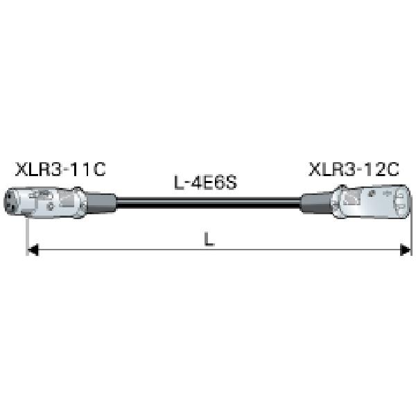 CANARE カナレ EC05 赤 XLRケーブル ITTキャノン仕様 XLR3(メス)- XLR3(オス) 5m｜shimamura｜02