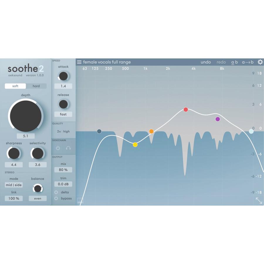 OEKSOUND オークサウンド SOOTHE2 A9345 メール納品 代引き不可の画像