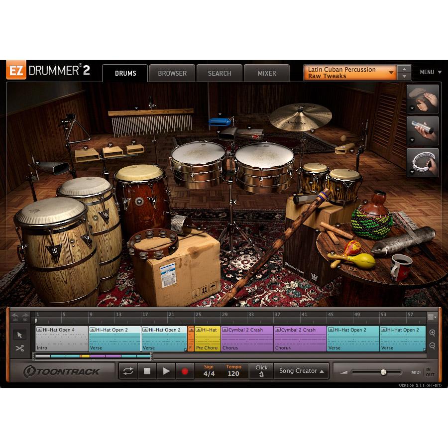 特価 2026/03/01迄 TOONTRACK トゥーントラック EZX - LATIN CUBAN