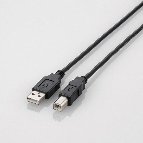 ELECOM エレコム U2C-BN15BK USB2.0ケーブル A-B 1.5m｜shimamura｜02