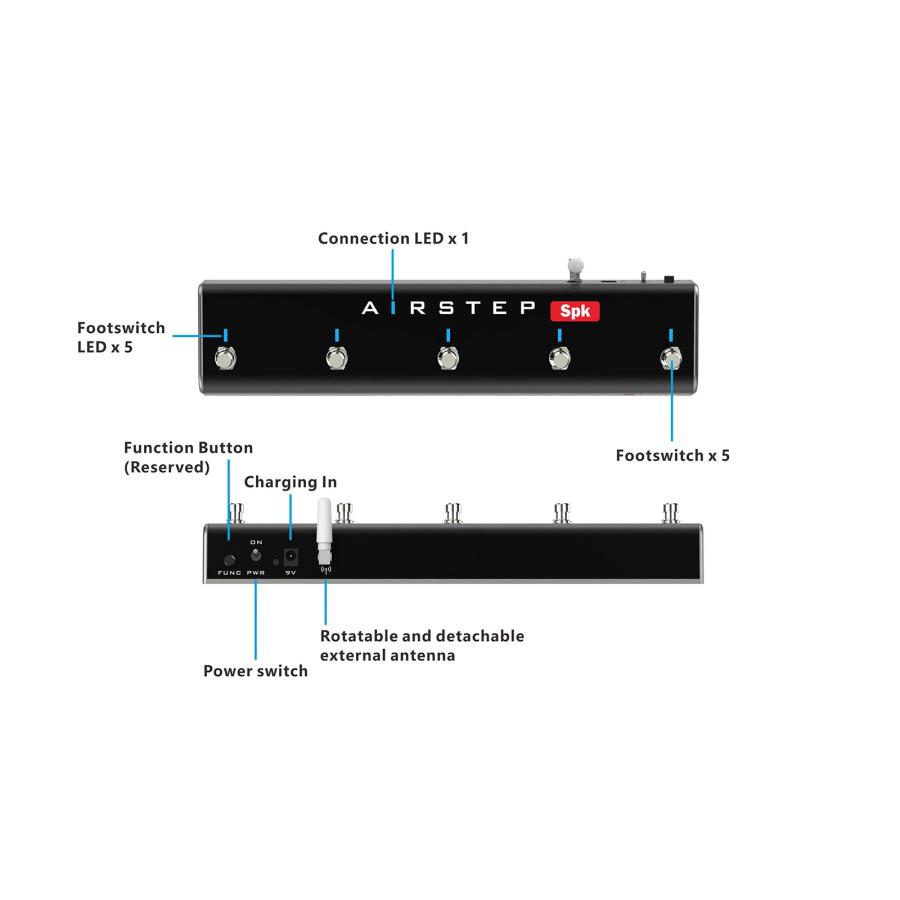 XSONIC エックスソニック AIRSTEP SPK Edition ワイヤレスフット
