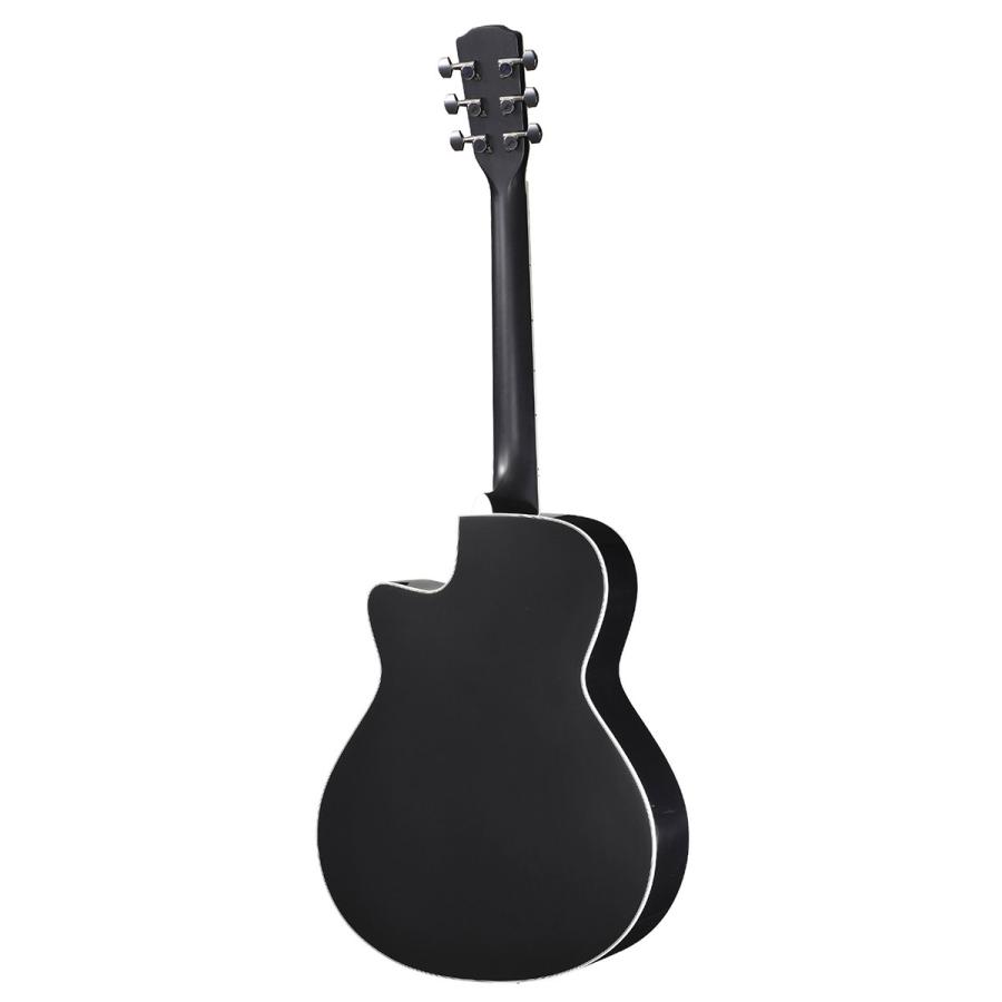Morris モーリス R-14G BLK (ブラック) エレアコギター トップ単板