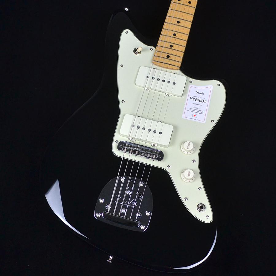 【誠実】 Made Fender In 〔未展示品〕 エレキギター Black Jazzmaster II Hybrid Japan エレキギター