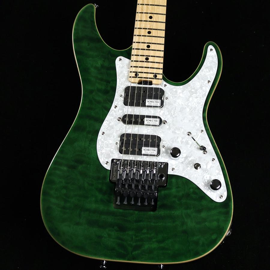 SCHECTER SD-2-24-AL/M GRN エレキギター シェクター SD2-24 See-thru 