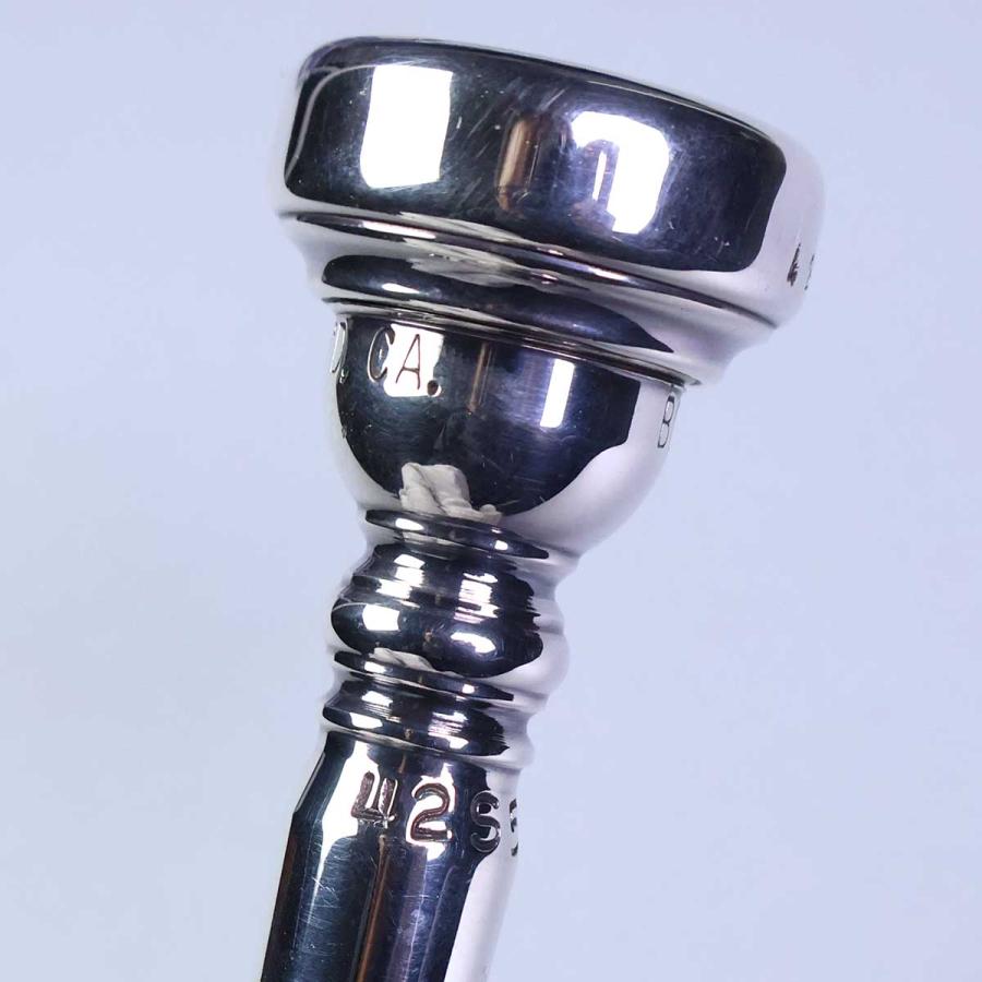 トランペットマウスピース　ボブリーブス42S1 Bob Reeves ボブリーブス 42S 銀メッキ トランペット マウス