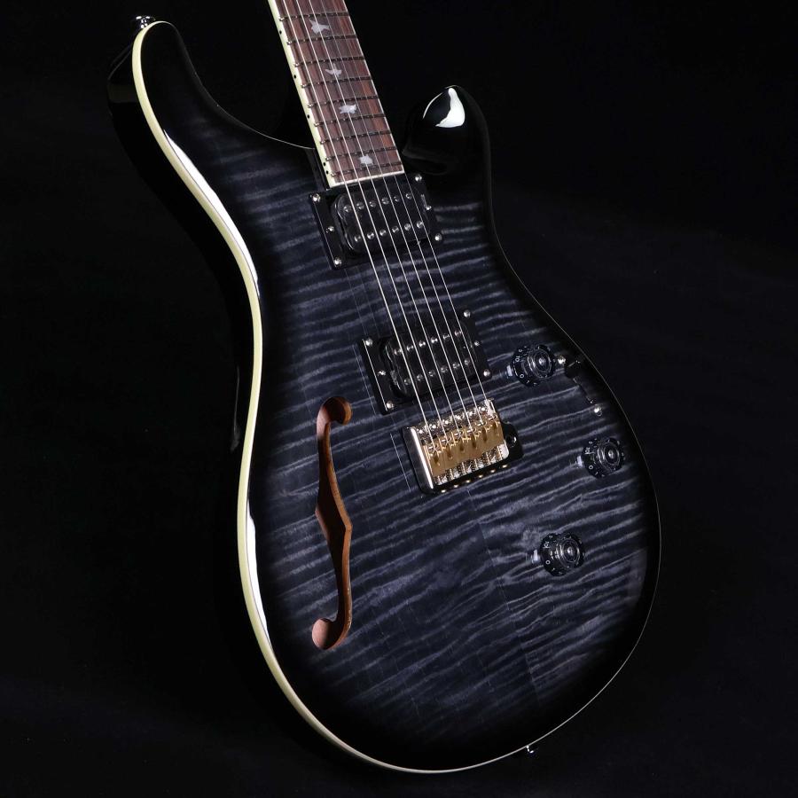 PRS SE Custom24 Semi-Hollow Piezo Charcoal Burst 2 SEカスタム24 セミホロウ ピエゾ 未展示品_6