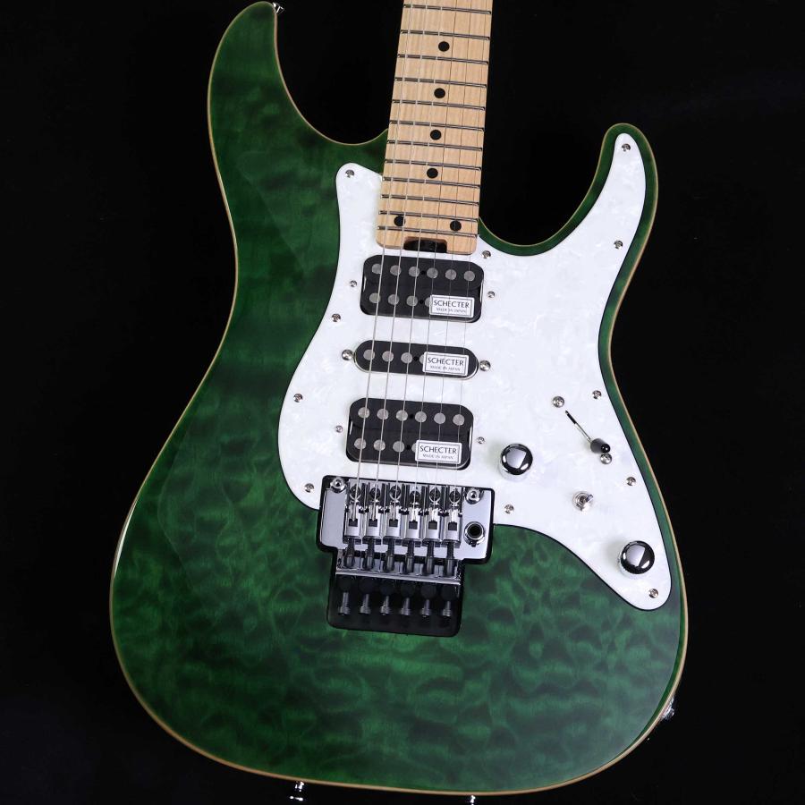 SCHECTER SD-2-24-AL/M GRN エレキギター シェクター SD2-24 See-thru