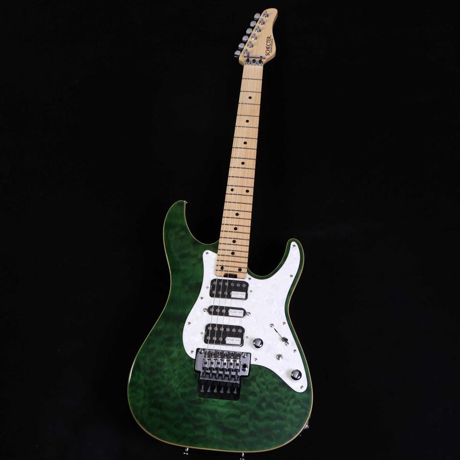 SCHECTER SD-2-24-AL/M GRN エレキギター シェクター SD2-24 See-thru