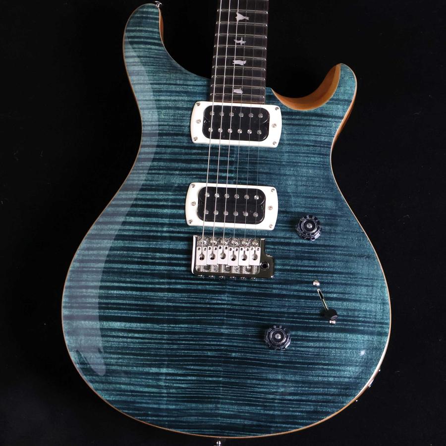 PRS Custom 24 SE エレキギター 青 PRS SE Custom24-08 Quilt Package Lake Blue エレキギター ポール