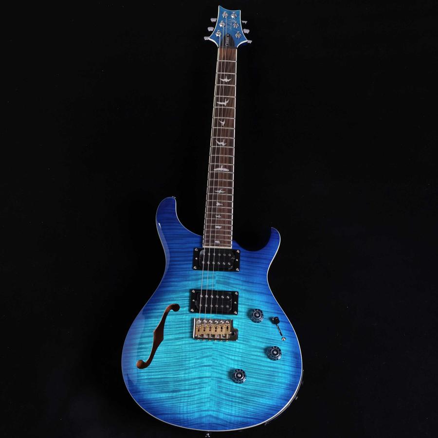 PRS SE Custom24 Semi-Hollow Piezo Lake Blue ポールリードスミス SEカスタム24 セミホロウ ピエゾ 青 未展示品_1