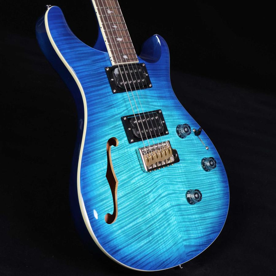 PRS SE Custom24 Semi-Hollow Piezo Lake Blue ポールリードスミス SEカスタム24 セミホロウ ピエゾ 青 未展示品_6