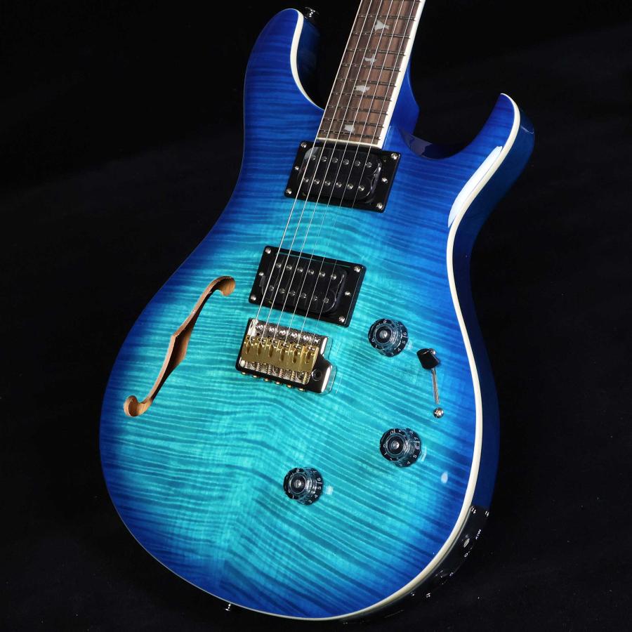 PRS SE Custom24 Semi-Hollow Piezo Lake Blue ポールリードスミス SEカスタム24 セミホロウ ピエゾ 青 未展示品_8