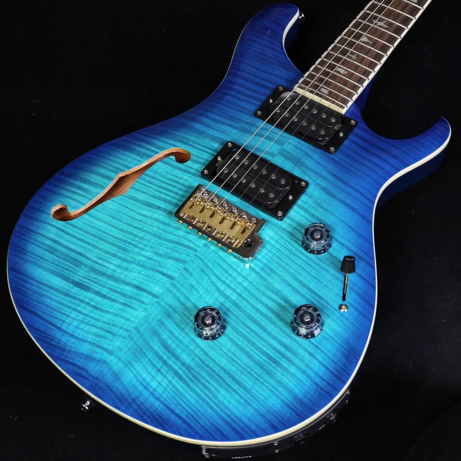PRS SE Custom24 Semi-Hollow Piezo Lake Blue ポールリードスミス SEカスタム24 セミホロウ ピエゾ 青 未展示品_9