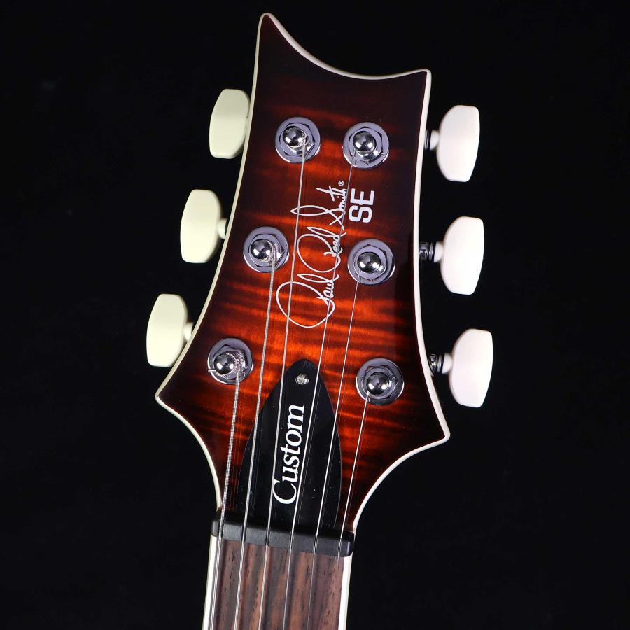 PRS SE Custom24 Semi-Hollow Piezo Orange Tiger Smokeburst SEカスタム24 セミホロウ ピエゾ 未展示品_3