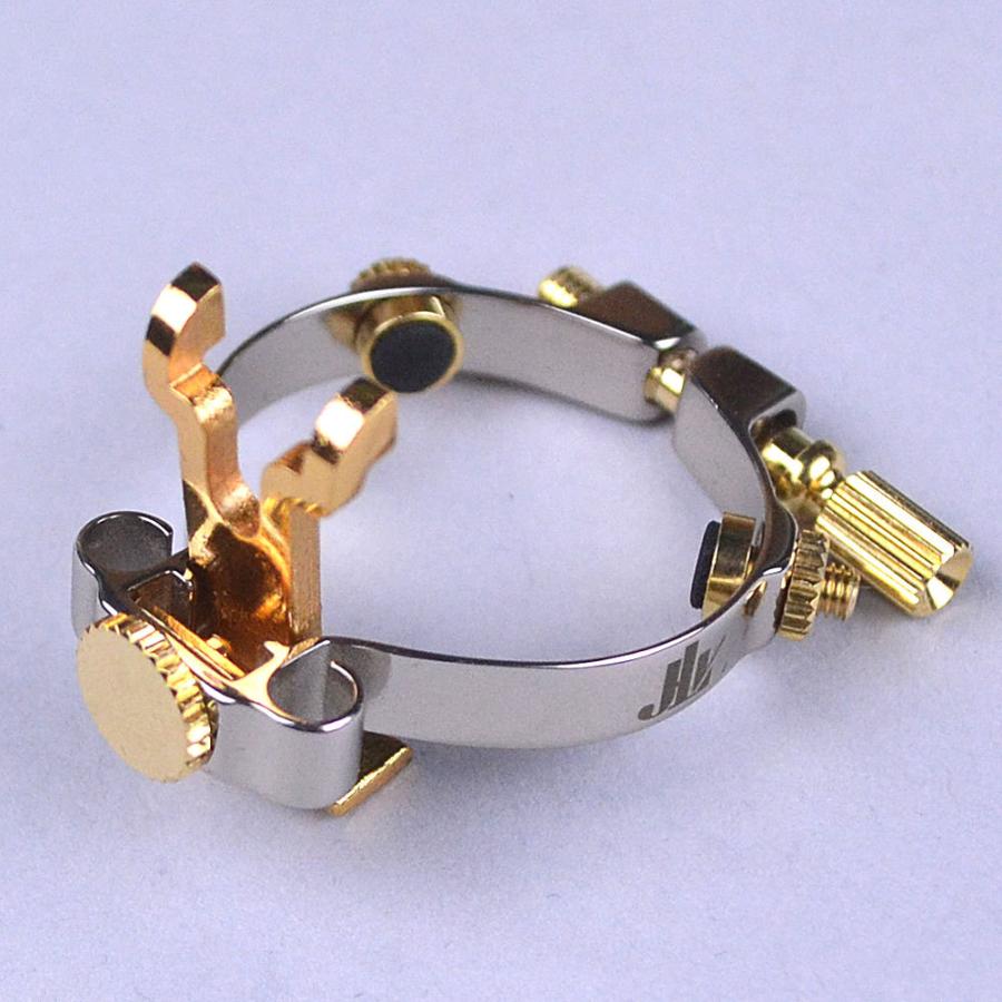 管楽器 JLV テナーサックスリガチャー プラチナプレート